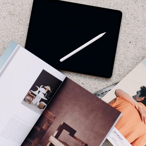 Moodbild mit Ipad und Tablebooks